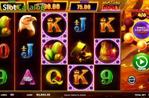 Οθόνη2. Mustang Money Rings of Fortune Κουλοχέρης