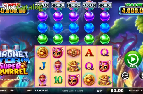 Οθόνη2. Magnet Storm Super Squirrel Κουλοχέρης