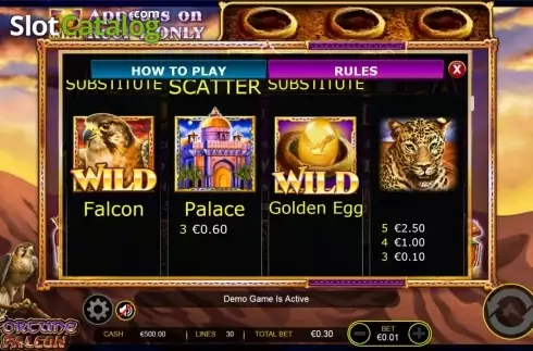 Οθόνη2. Fortune falcon wild respins Κουλοχέρης