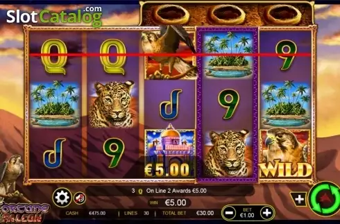 Οθόνη8. Fortune falcon wild respins Κουλοχέρης