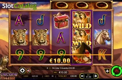 Οθόνη9. Fortune falcon wild respins Κουλοχέρης