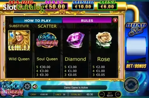 Οθόνη2. Soul Queen Quad Shot Κουλοχέρης
