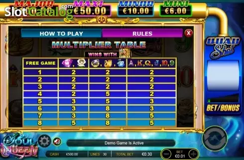 Οθόνη6. Soul Queen Quad Shot Κουλοχέρης