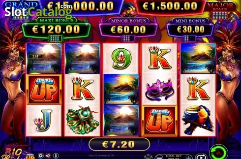 Οθόνη4. Rio Riches - Stacked Up Κουλοχέρης