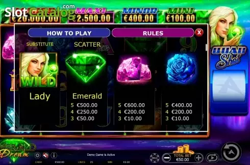 Οθόνη2. Emerald Dream Quad Shot Κουλοχέρης