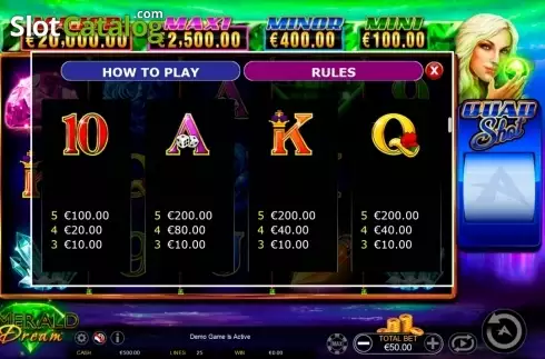 Οθόνη4. Emerald Dream Quad Shot Κουλοχέρης