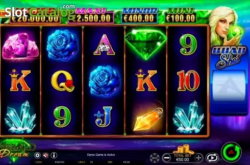 Οθόνη8. Emerald Dream Quad Shot Κουλοχέρης
