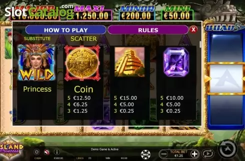 Οθόνη2. Island Princess Quad Shot Κουλοχέρης 