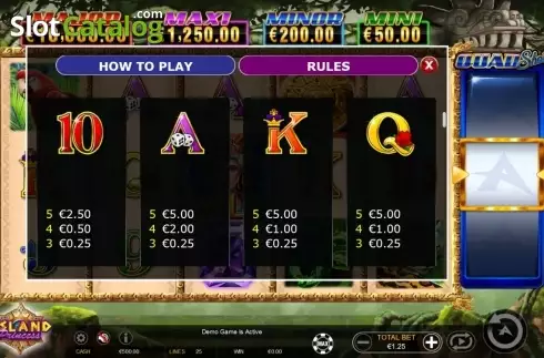 Οθόνη4. Island Princess Quad Shot Κουλοχέρης 