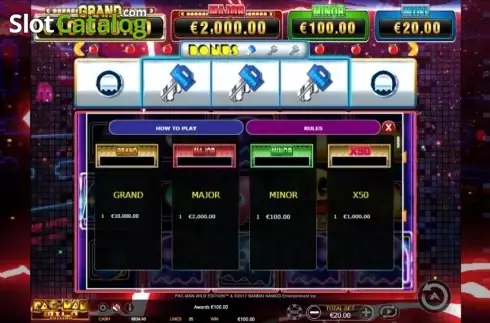 Οθόνη9. Pac-Man: Wild Edition Κουλοχέρης