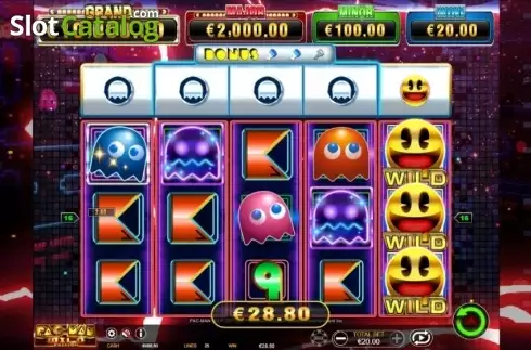 Οθόνη3. Pac-Man: Wild Edition Κουλοχέρης