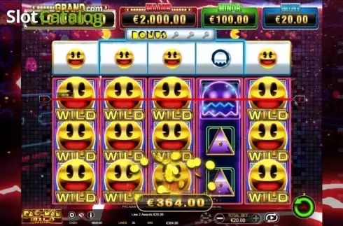 Οθόνη5. Pac-Man: Wild Edition Κουλοχέρης