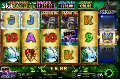 Οθόνη3. Big Thunder Quad Shot Κουλοχέρης