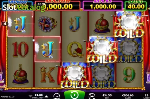 Οθόνη3. Royal Diamonds Κουλοχέρης