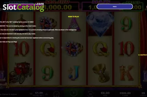Οθόνη5. Royal Diamonds Κουλοχέρης