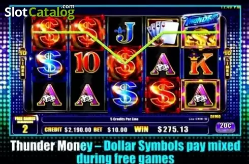 Οθόνη3. Thunder Money Κουλοχέρης