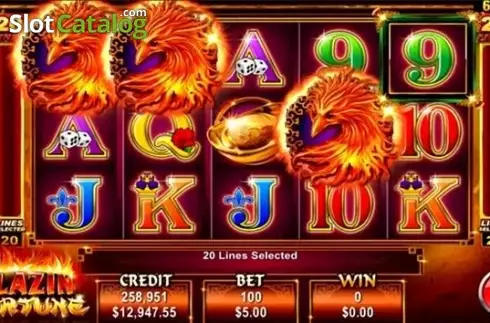 Οθόνη2. Blazin Fortune Κουλοχέρης
