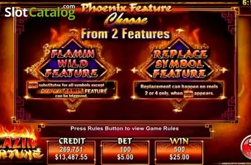 Οθόνη5. Blazin Fortune Κουλοχέρης
