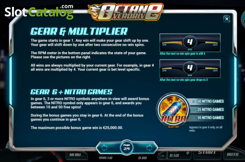 Οθόνη3. Octane Overdrive Κουλοχέρης