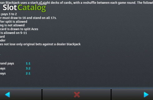 Οθόνη6. Midnight Blackjack Κουλοχέρης