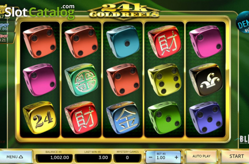 Οθόνη3. 24K Gold Reels Κουλοχέρης