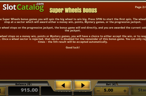 Οθόνη8. Super Wheels Progressive Κουλοχέρης 