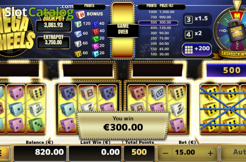 Οθόνη3. Mega Wheels (Air Dice) Κουλοχέρης