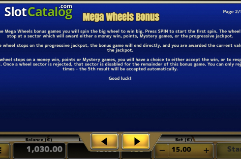 Οθόνη9. Mega Wheels (Air Dice) Κουλοχέρης