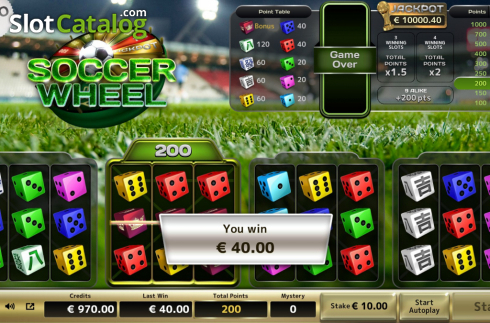 Οθόνη4. Soccer Wheel Κουλοχέρης 