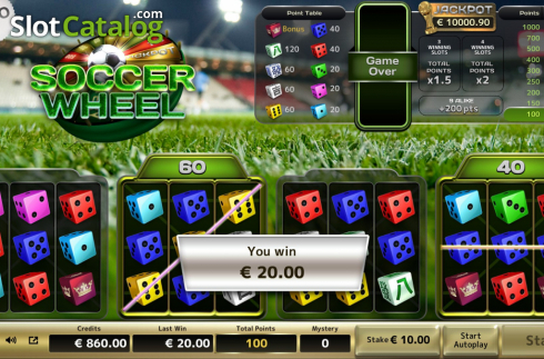 Οθόνη7. Soccer Wheel Κουλοχέρης 