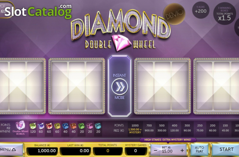 Οθόνη2. Diamond Double Wheel Κουλοχέρης