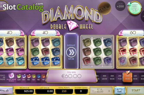 Οθόνη4. Diamond Double Wheel Κουλοχέρης