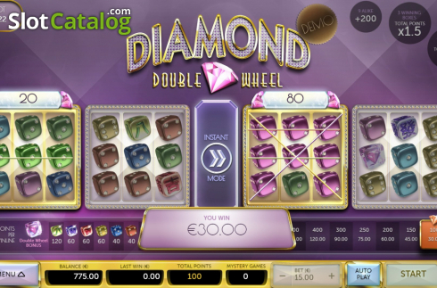Οθόνη6. Diamond Double Wheel Κουλοχέρης