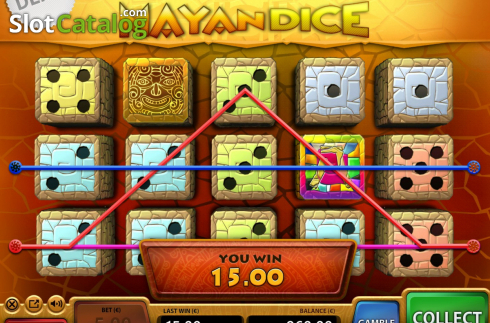 Οθόνη4. Mayan Dice Κουλοχέρης