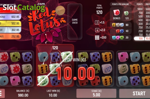 Οθόνη3. Red Lotus (Air Dice) Κουλοχέρης