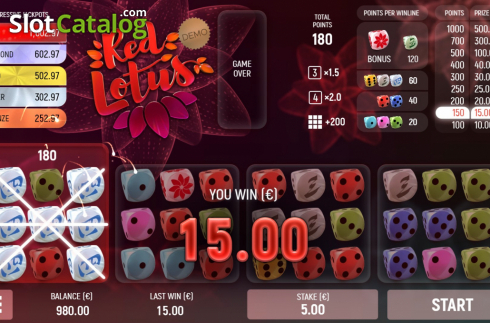 Οθόνη4. Red Lotus (Air Dice) Κουλοχέρης