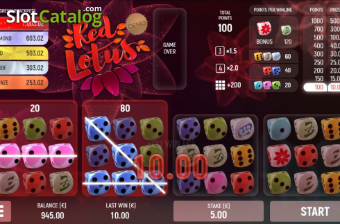 Οθόνη6. Red Lotus (Air Dice) Κουλοχέρης