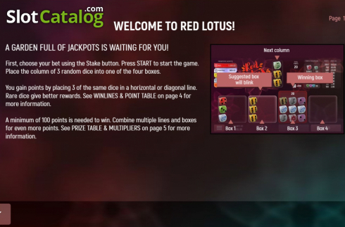 Οθόνη7. Red Lotus (Air Dice) Κουλοχέρης