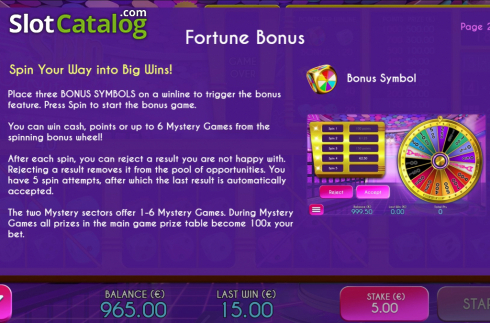 Οθόνη8. Spin Your Fortune Κουλοχέρης