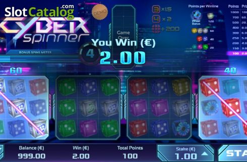 Οθόνη3. Cyber Spinner Κουλοχέρης