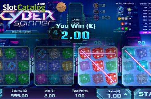 Οθόνη4. Cyber Spinner Κουλοχέρης