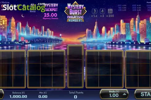 Οθόνη2. Mystery Burst Progressive Numbers Κουλοχέρης