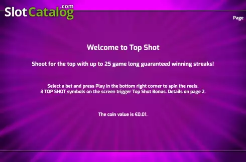 Οθόνη5. Top Shot Κουλοχέρης