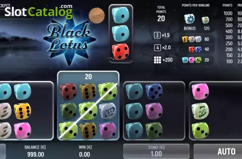 Οθόνη4. Black Lotus (Air Dice) Κουλοχέρης