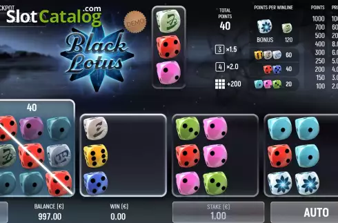 Οθόνη5. Black Lotus (Air Dice) Κουλοχέρης