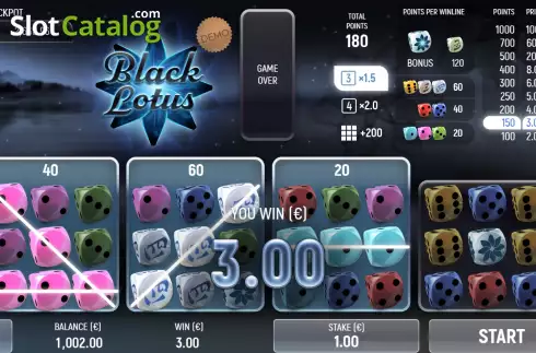 Οθόνη7. Black Lotus (Air Dice) Κουλοχέρης