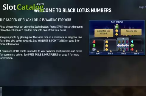 Οθόνη6. Black Lotus Numbers Κουλοχέρης