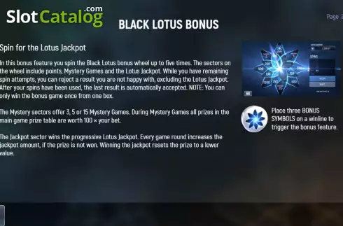 Οθόνη7. Black Lotus Numbers Κουλοχέρης