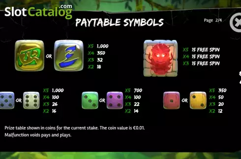 Οθόνη7. Totem Dice Κουλοχέρης
