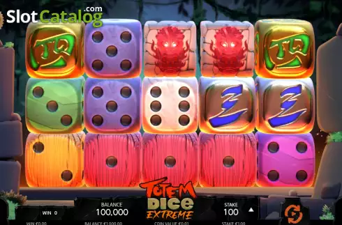 Οθόνη2. Totem Dice Extreme Κουλοχέρης